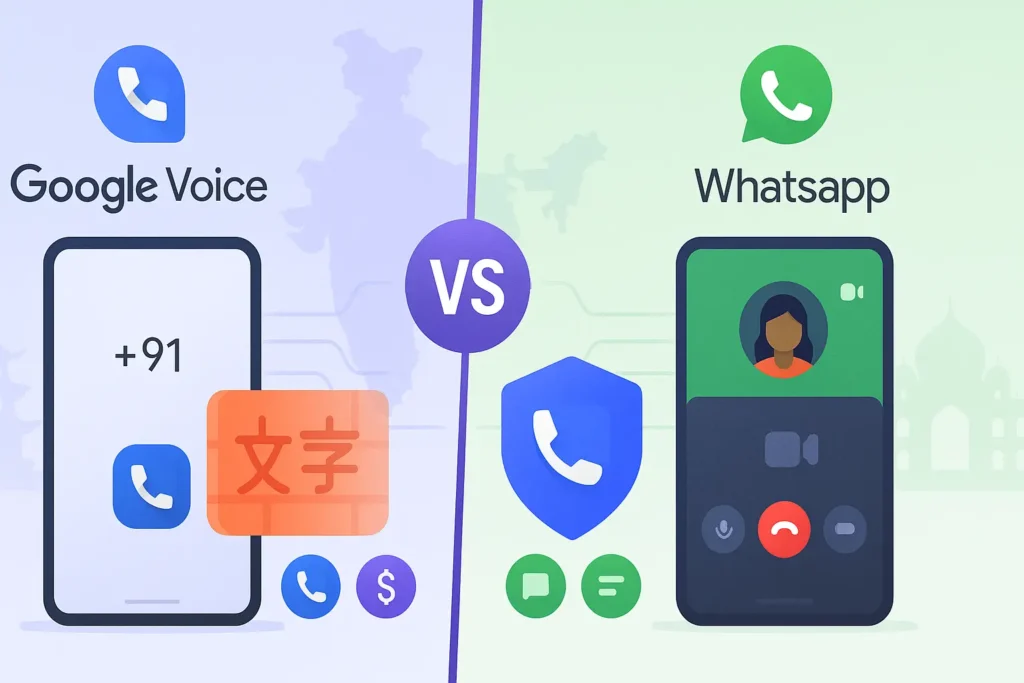 Google Voice vs WhatsApp for Calling India: Which is Better?