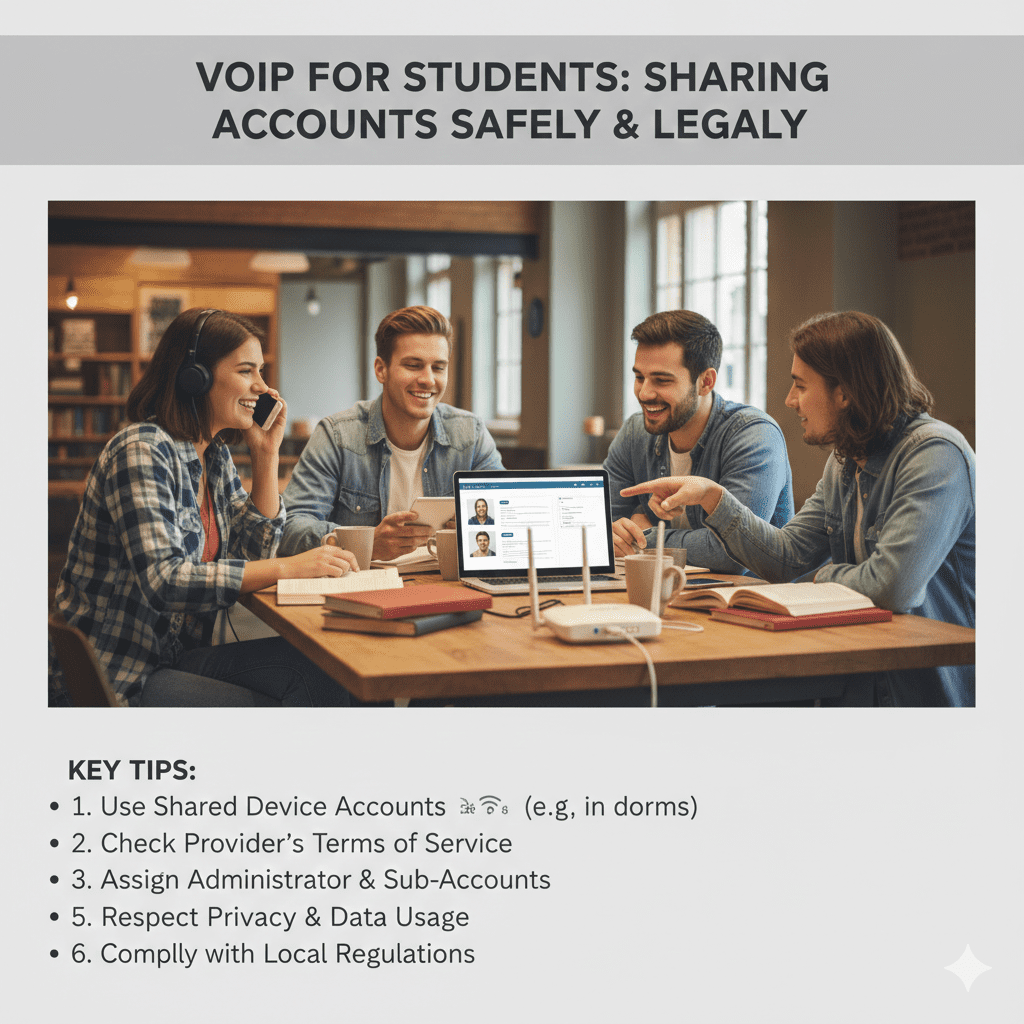 Students sharing VoIP account to call India 2026