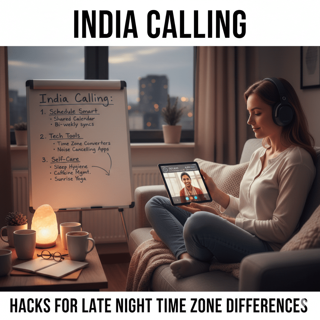 India calling hacks time zone differences late night 2026