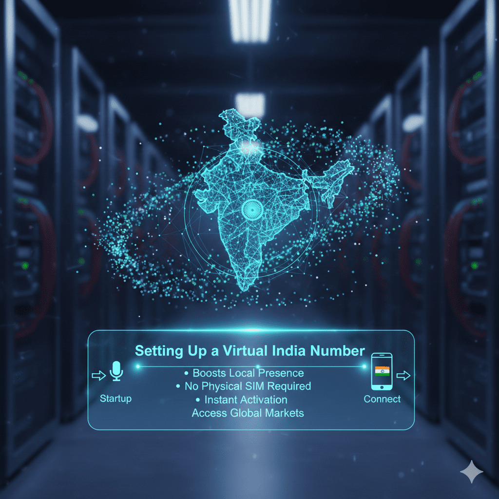 Virtual India number for startup 2026