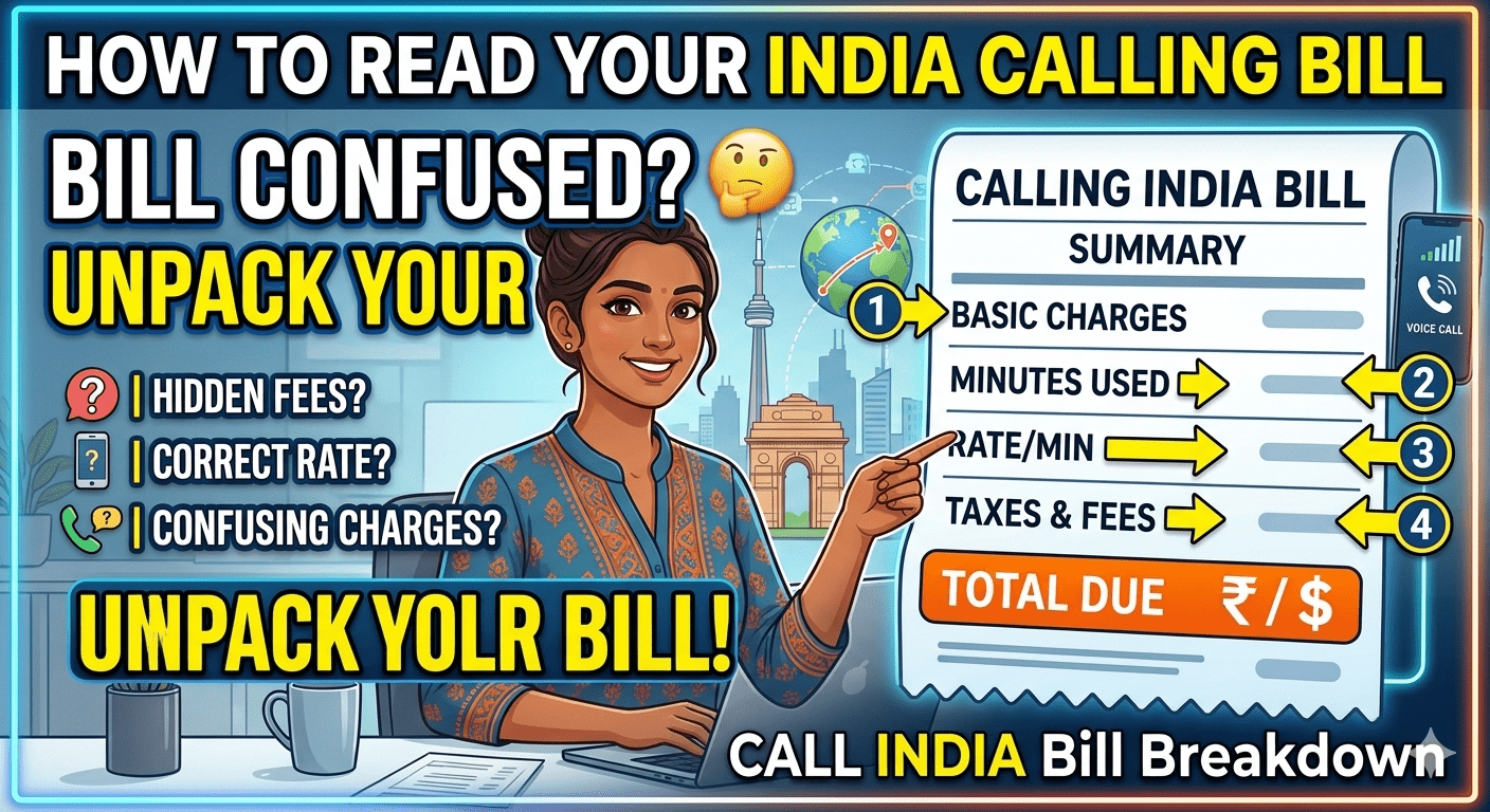 How to read and understand India calling bill 2026